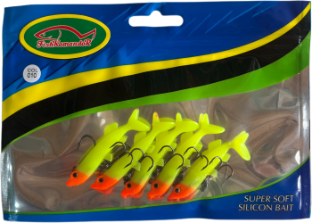 Купить Силиконовые приманки с крючками для рыбалки 6cm 010 оптом по самой низкой цене 135 ₽ с доставкой по России