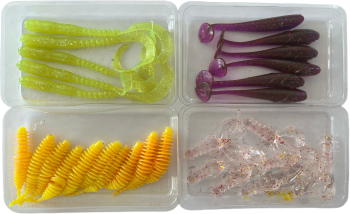 Купить Силиконовые приманки BVS Fishing  (цвет и модель в ассорти.) Распродажа оптом по самой низкой цене 55 ₽ с доставкой по России