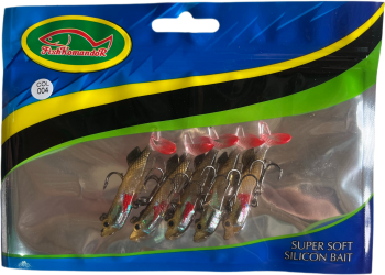 Купить Силиконовые приманки с крючками для рыбалки 6cm 004 оптом по самой низкой цене 135 ₽ с доставкой по России