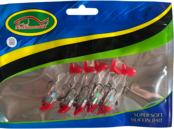 Купить Силиконовые приманки с крючками для рыбалки 6cm 002 оптом по самой низкой цене 135 ₽ с доставкой по России