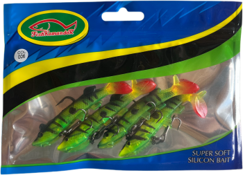 Купить Силиконовые приманки с крючками для рыбалки 8cm 006  оптом по самой низкой цене 135 ₽ с доставкой по России