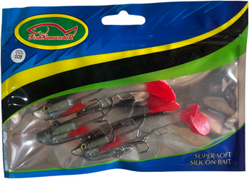 Купить Силиконовые приманки с крючками для рыбалки 10cm 008 оптом по самой низкой цене 135 ₽ с доставкой по России