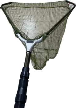 Купить Подсак треугольный телескопический ( Зеленая  нить ) оптом по самой низкой цене 650 ₽ с доставкой по России