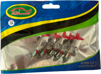 Купить Силиконовые приманки с крючками для рыбалки 6cm 008 оптом по самой низкой цене 135 ₽ с доставкой по России